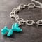 12 Pack: Turquoise Balloon Dog Charm by Bead Landing™